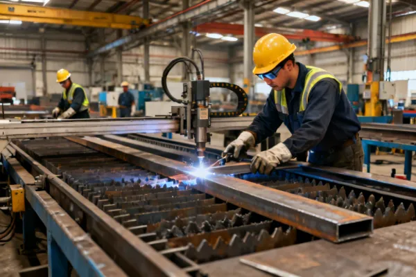 Metal Fabrication Shop Using Powermax 45